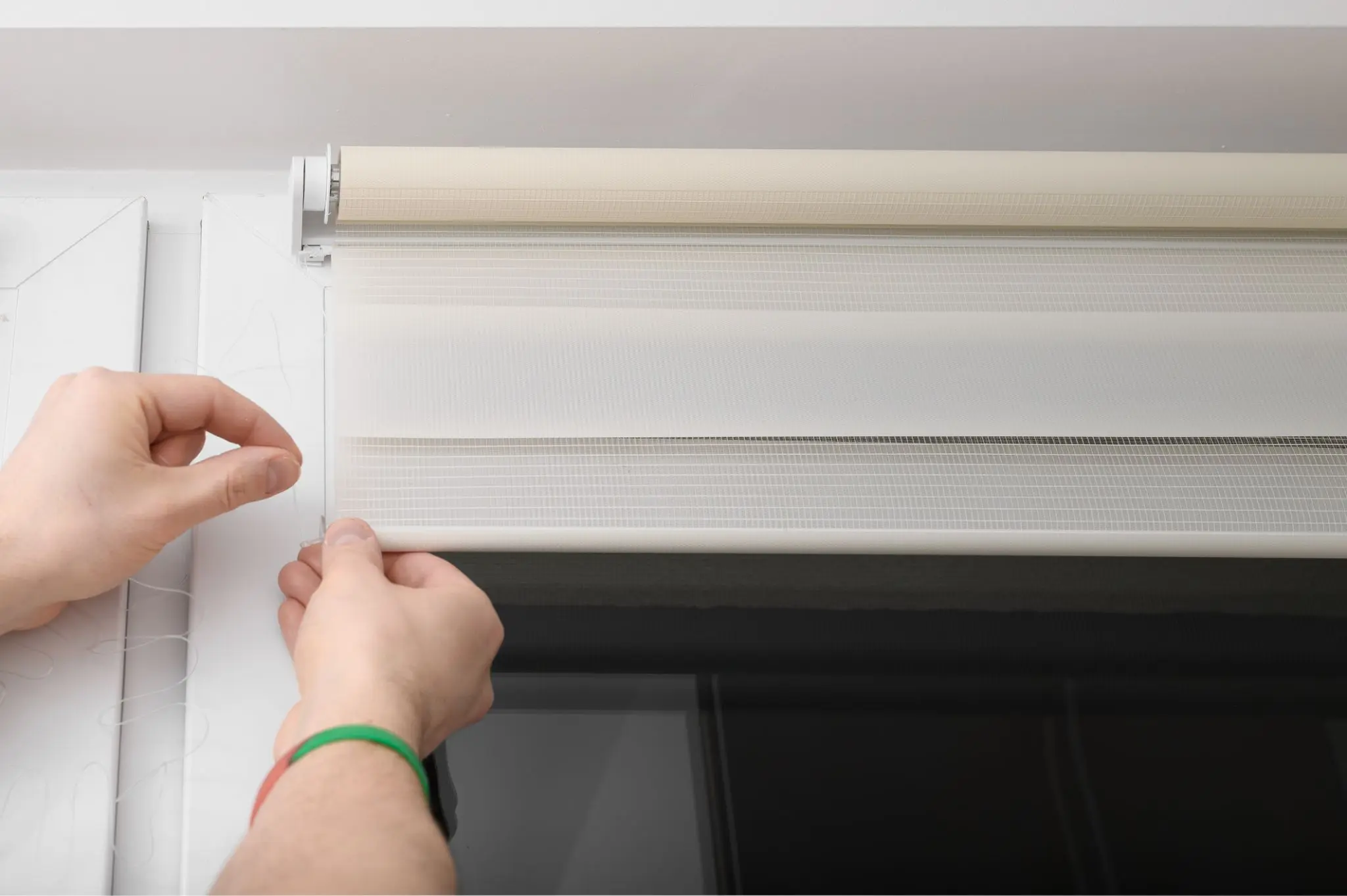 Instalación de las cortinas black out