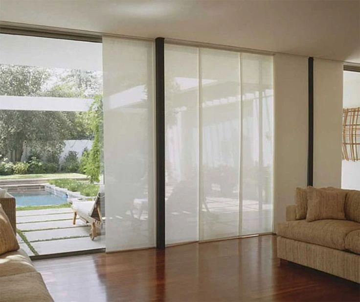 Cortinas tipo panel japonés