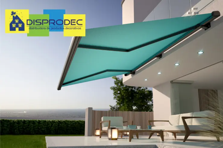 Llena de elegancia tus espacios exteriores con los toldos de Disprodec.