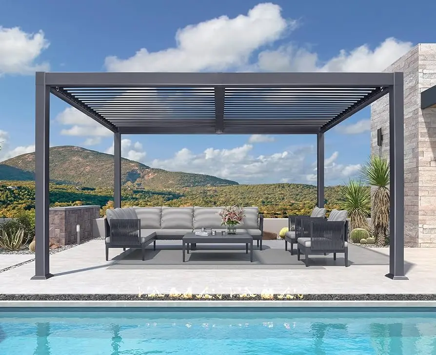 Pérgola de aluminio