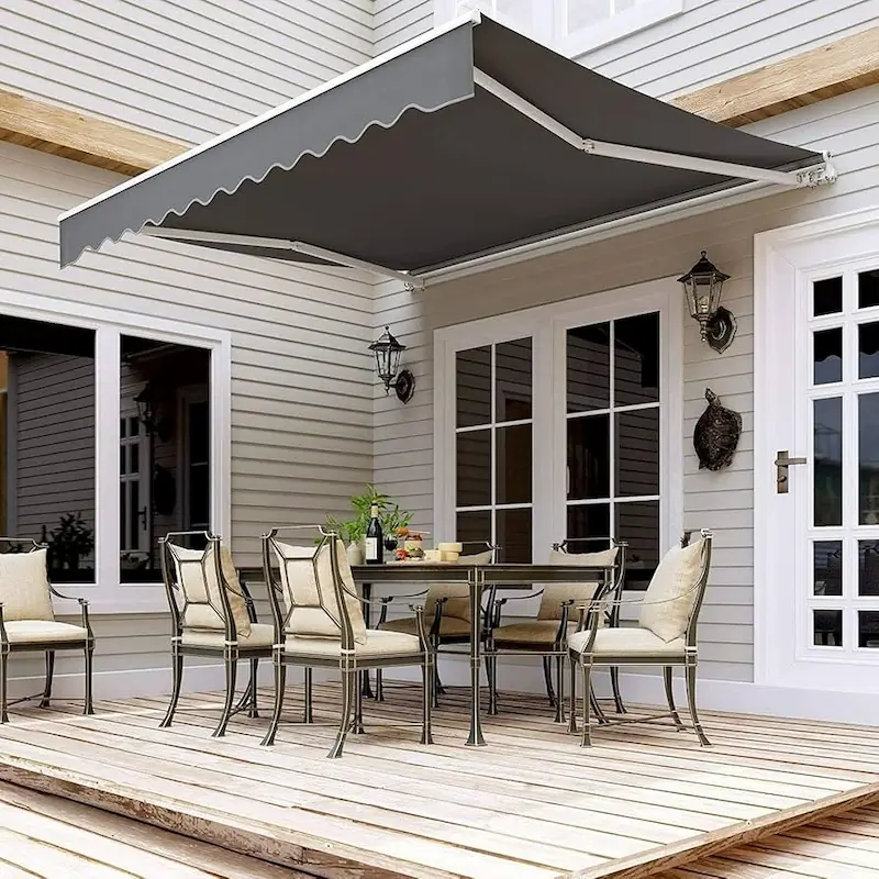 Toldo retráctil articulado