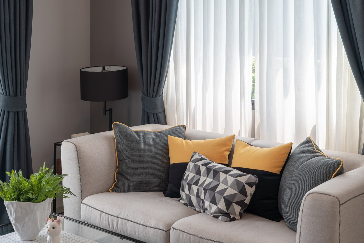 cortinas tradicionales en tela